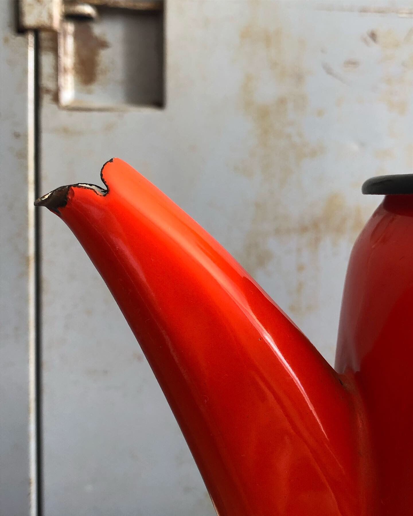 Aubecq enamelled coffee maker
