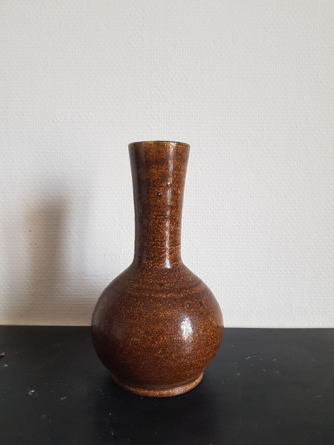 Vintage ceramic vase signed
