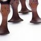 Set of 4 vintage teak cp coat hooks