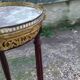 Antique Louis XVI style side table with marble top