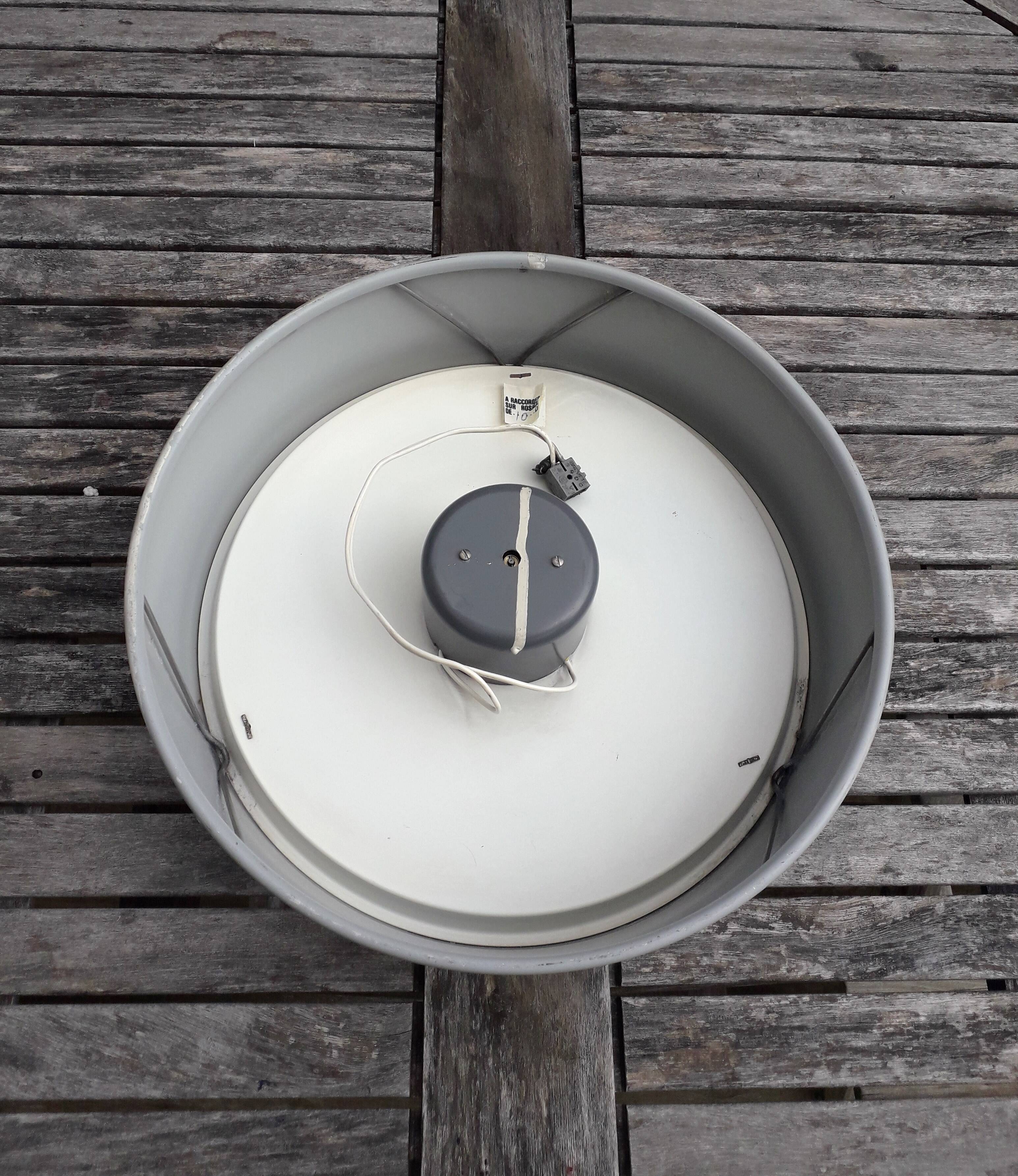 Brillié factory / industrial wall clock - satellite - 1950s