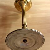 Haut piédestal - colonne en laiton et métal - Vintage des années 60