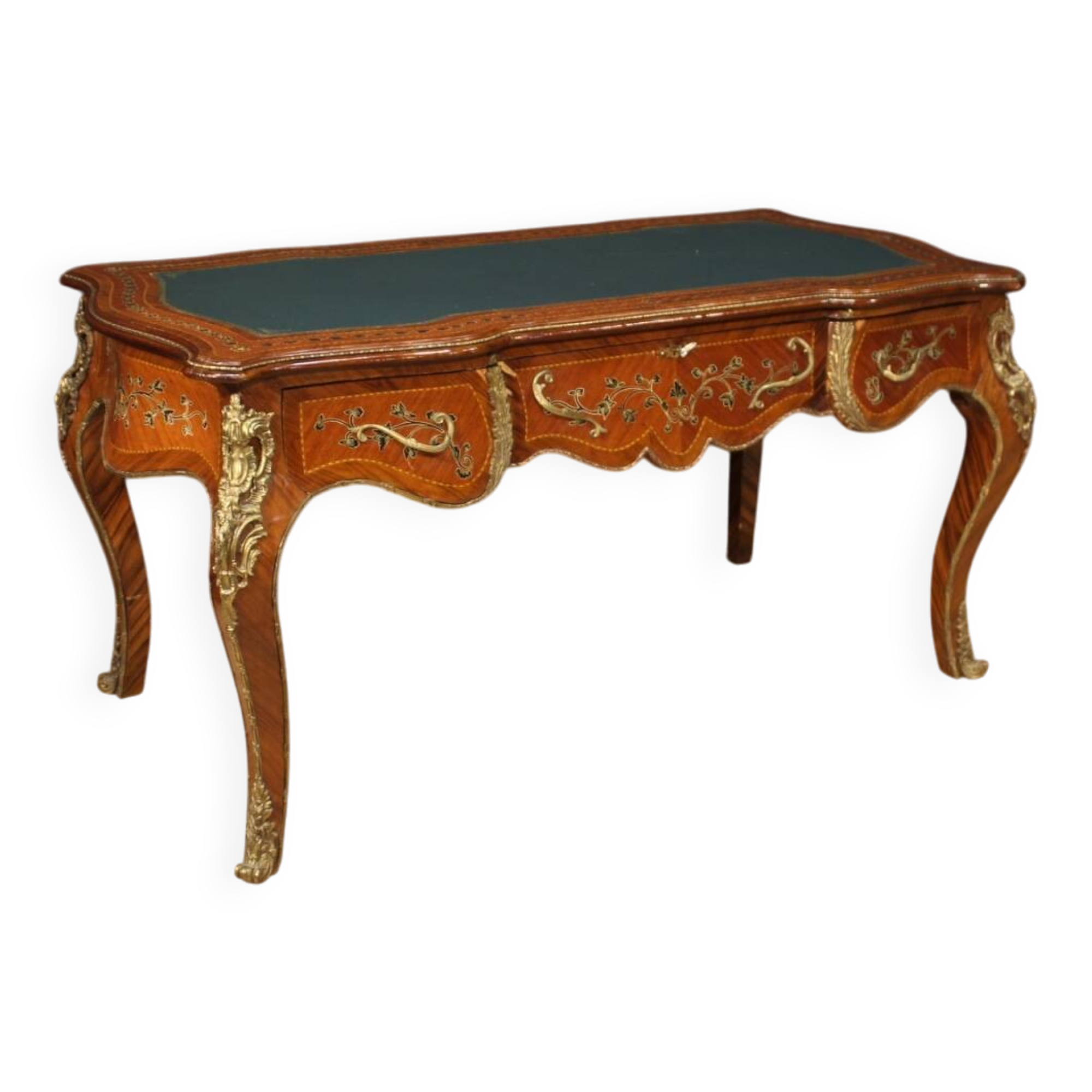 Bureau italien marqueté de style Napoléon III