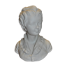 Bust child porcelain biscuit Tharaud Limoges
