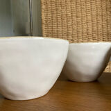 Set of four Maison du monde stoneware bowls