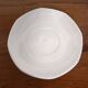 Set of 4 white porcelain cups from Apilco + saucers