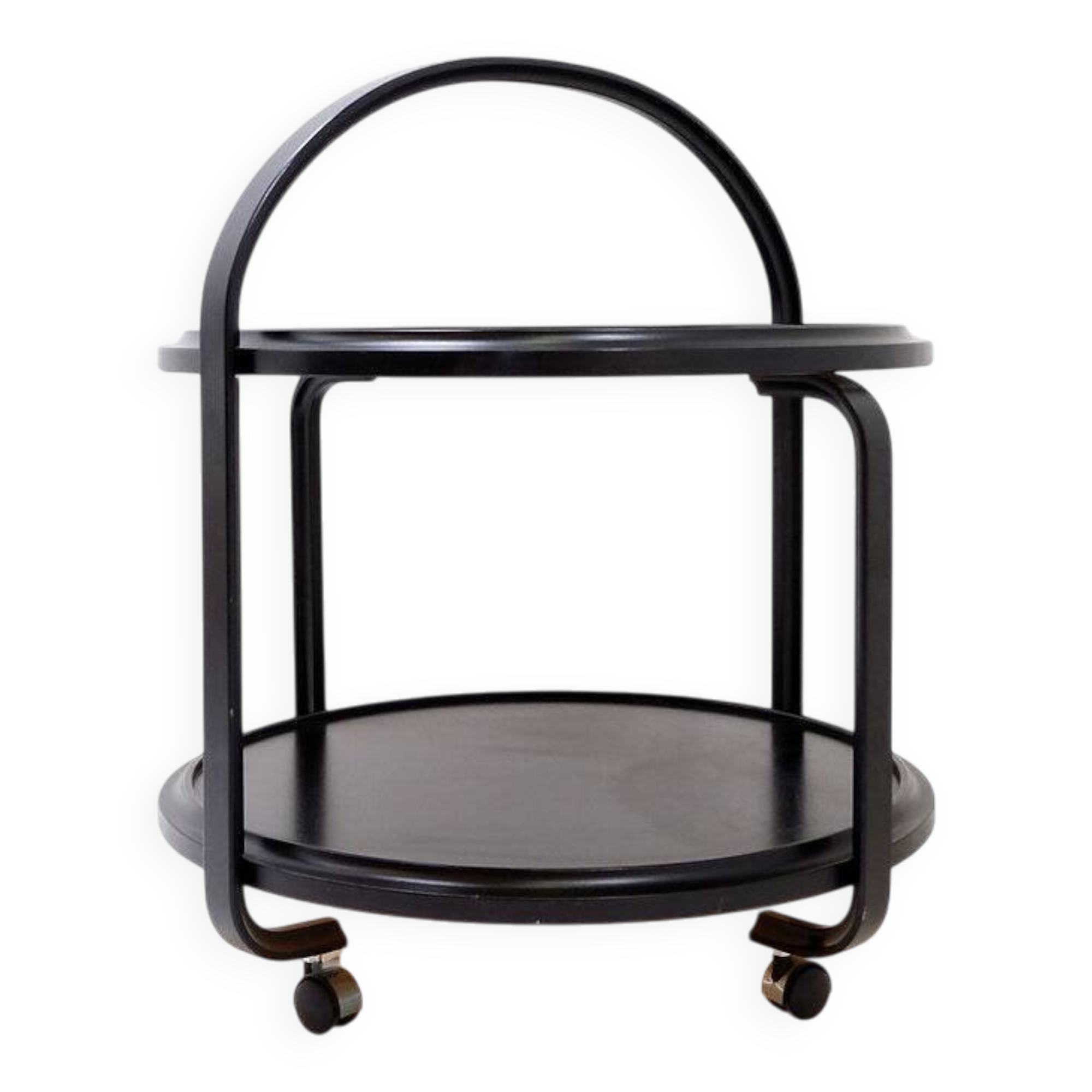 Mid-century blackened ash drinks cabinet - 20th century