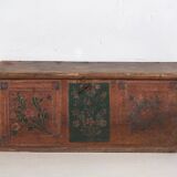 Ancienne malle avec motifs floraux (c.1920) #24