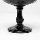 Vintage black decorative plate, Italy, 1960s