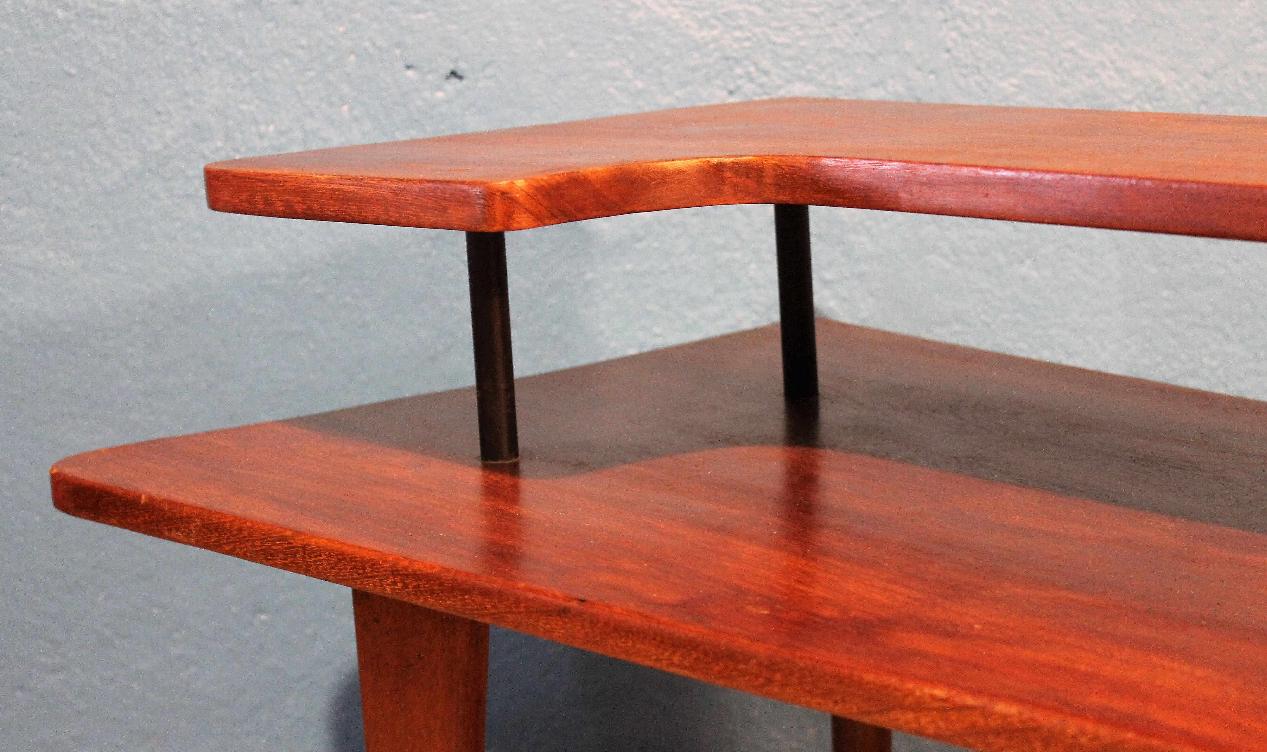 Table low double trays 60 years