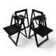 Set of 4 Aldo Jacobi Trieste Folding Chairs for Bazzani, 1960