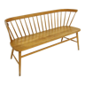 Scandinavian bench "Florida" in beech, Wigells brothers, Sweden, 1950