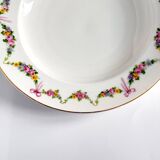 Pair of soup plates by EPIAG | ribbons/bows and garlands