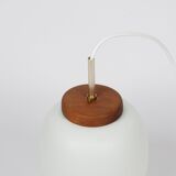 Danish vintage pendant lamp Kina by Bent Karlby, Lyfa, 1946