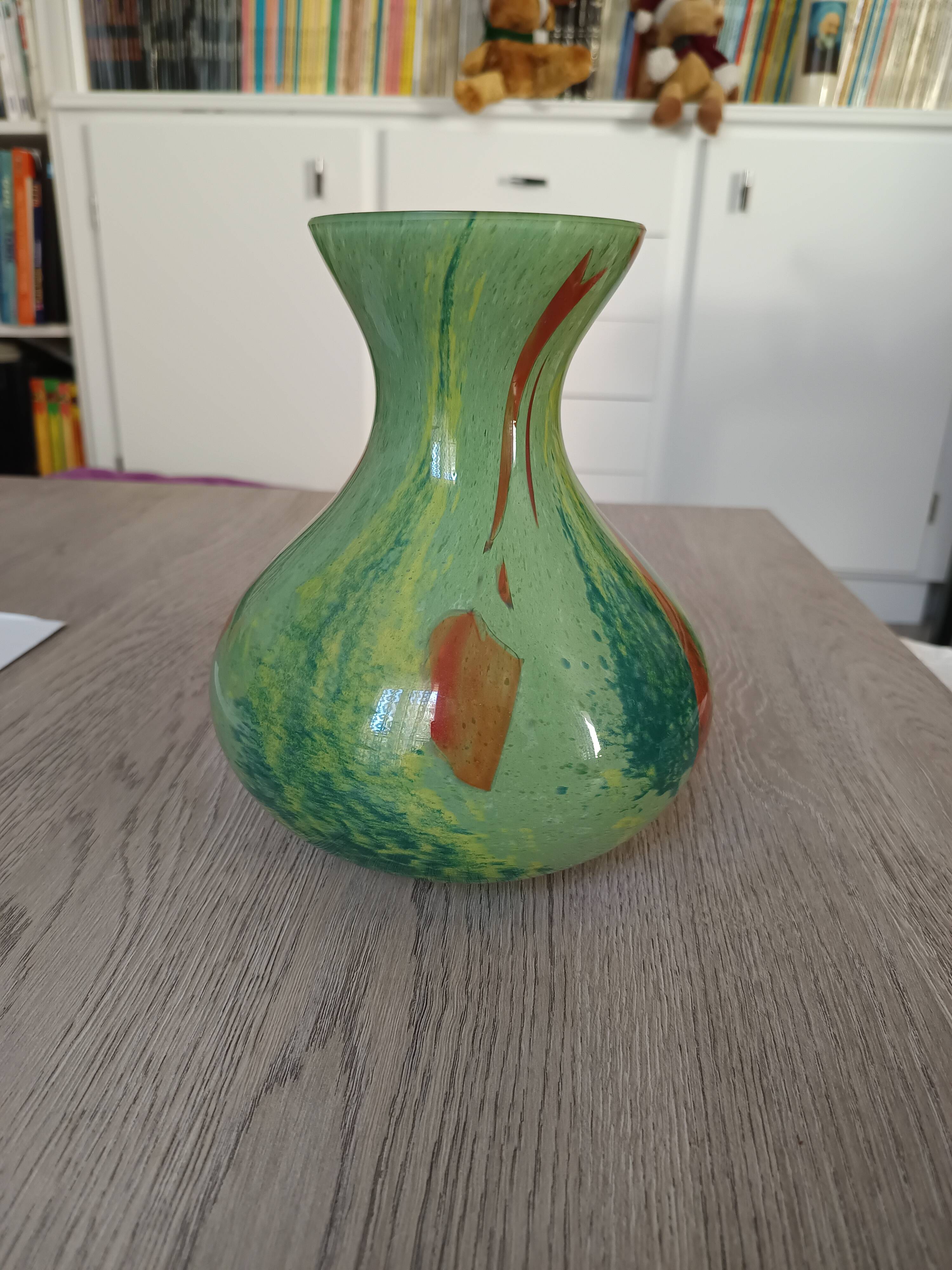 Glass vase, La Rochère crystalware