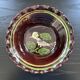 Deep pottery dish from Marnaz Savoie