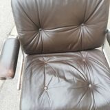 Stoll leather armchair