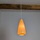 Pair of opaline pendant lights