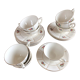 Lot de 9 tasses Prado Digoin et Sarreguemines