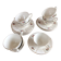 Lot de 9 tasses Prado Digoin et Sarreguemines