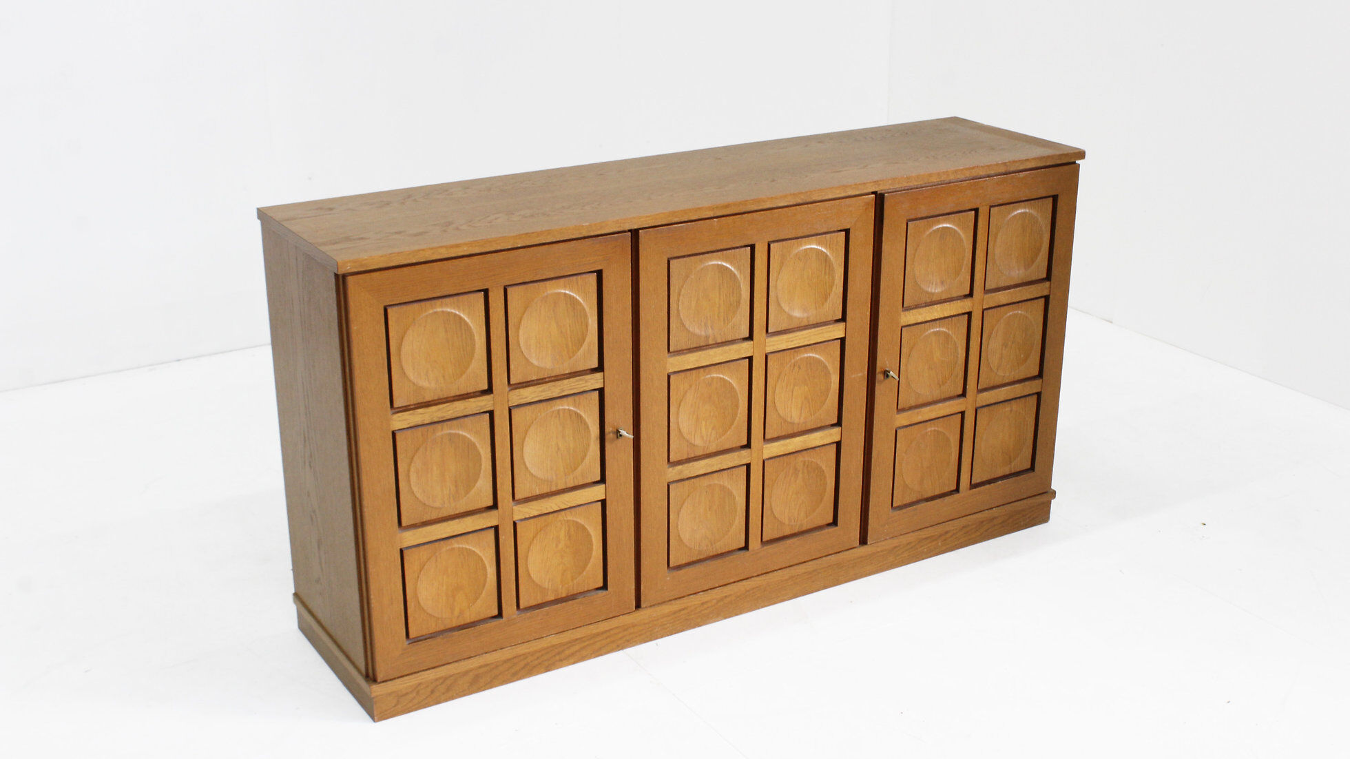 Vintage brutalist sideboard 1970s Gerhard Bartels