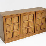 Vintage brutalist sideboard 1970s Gerhard Bartels