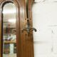 Napoleon III wardrobe in walnut, late 19th century, 3 mirrors, marble.