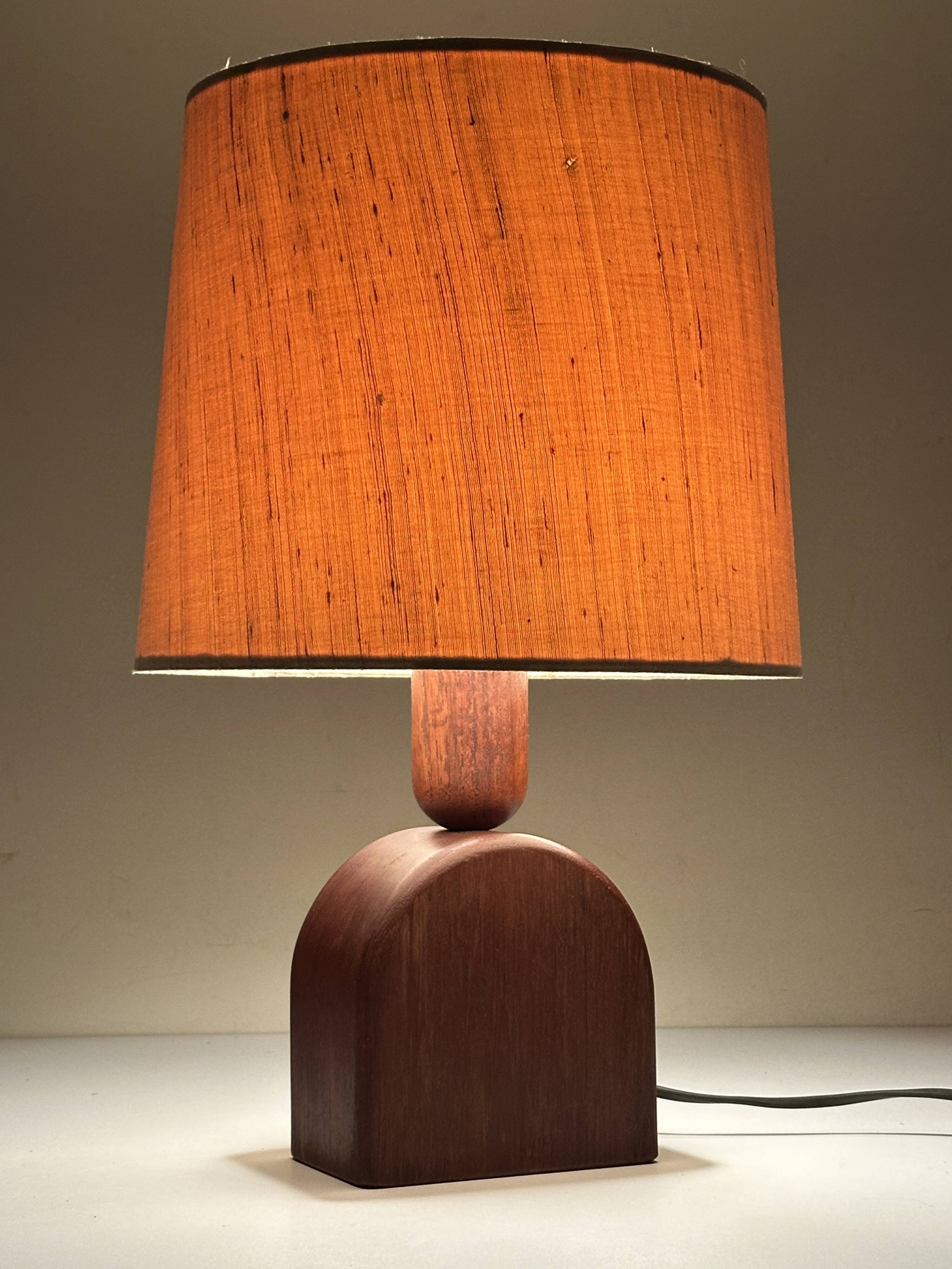 Vintage teak lamp, 60s design