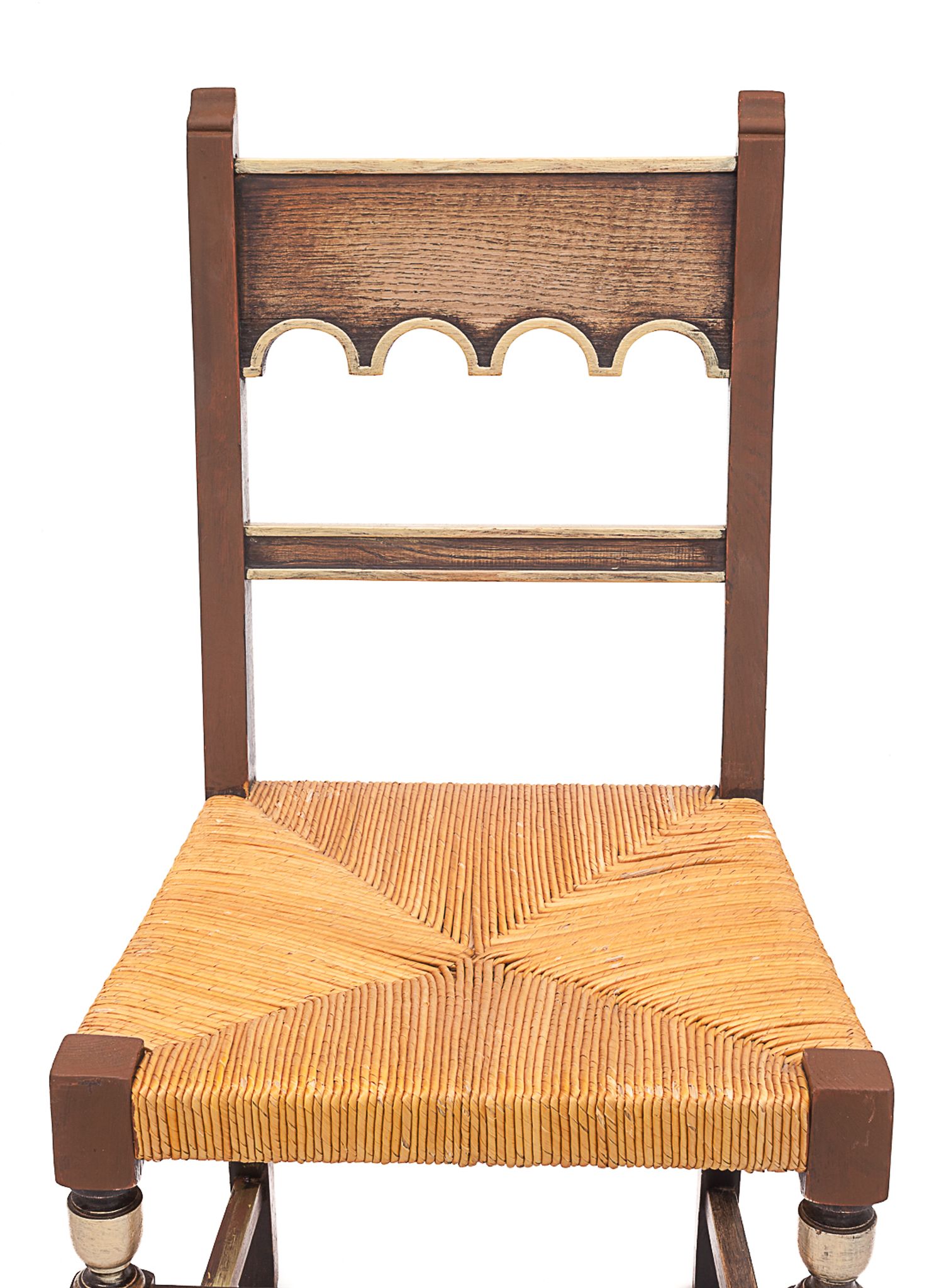 Set of 8 mulched chairs art deco 1940