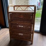 Meuble en rotin