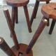 Set of brutalist stools
