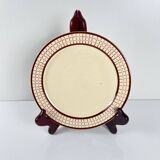 6 Longchamp dessert plates, "Colmar" model, 1950/70