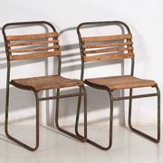 Chaises de jardin anciennes (c.1920). Ensemble de 4 pièces #1