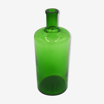 Flacon en verre vert