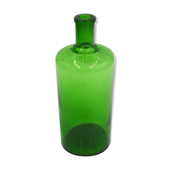 Green glass bottle