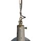 Nr. 2 Vintage industrial mirrored pendant light by Esla