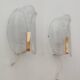 Wall lights by Carl Fagerlund for Orrefors 1970s