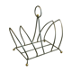 Art deco metal design magazine holder