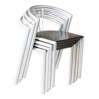 4 chaises postmodernes BKS Danemark