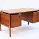 Arne Vodder Danish teak desk by GV Møbler, 1960s