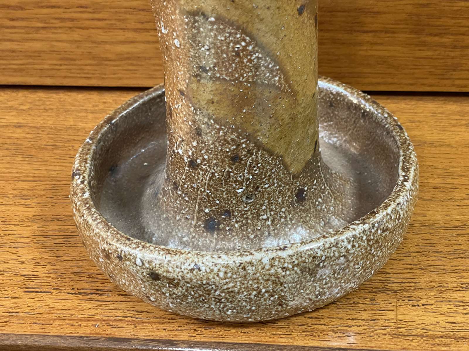 Ceramic candle holder from the 70s