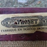 Thonet chair/armchair N°A846, 1928/30, by Otto Prutscher, leather seat