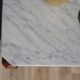 Ancienne commode Louis Philippe en noyer marbre blanc