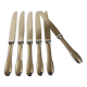Set of 6 Cluny Christofle brasserie dessert knives