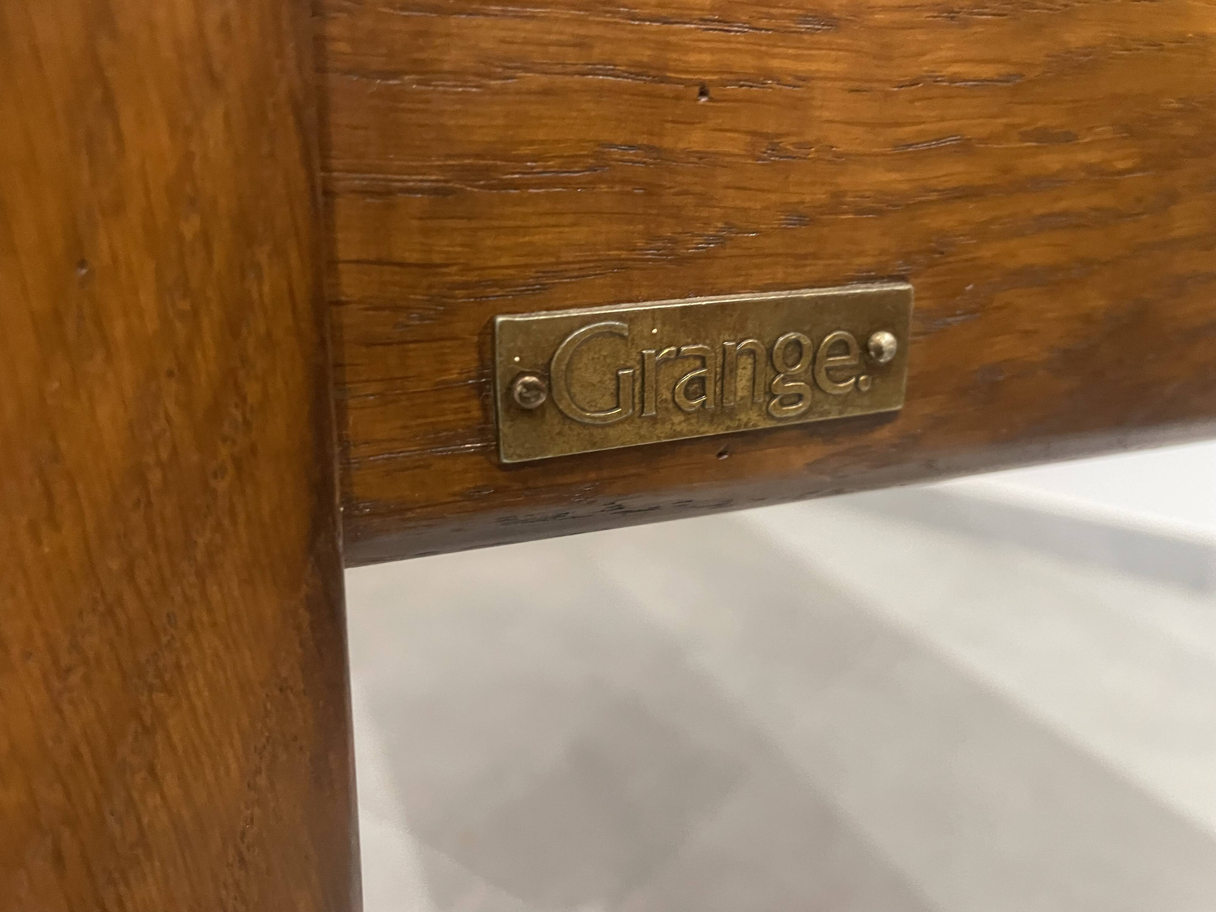 Beautiful natural wood desk from Chez Grange