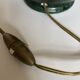 XXL green glazed terracotta lamp by Foucart Jourdan Vallauris 1960
