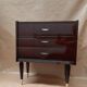 Pairs of old bedside tables from the 1960s and 70s.