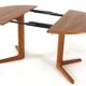 Table à manger extensible Silkeborg Round 1x - design danois en teck