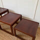 Nest of tables in teak from the 1960s.