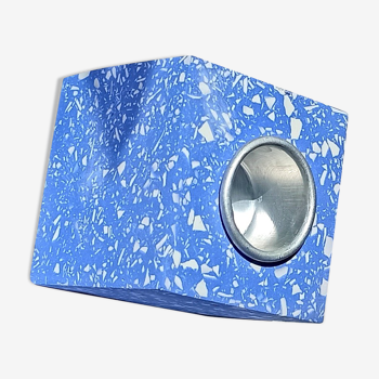 Bougeoir Cube Terrazzo - Outremer